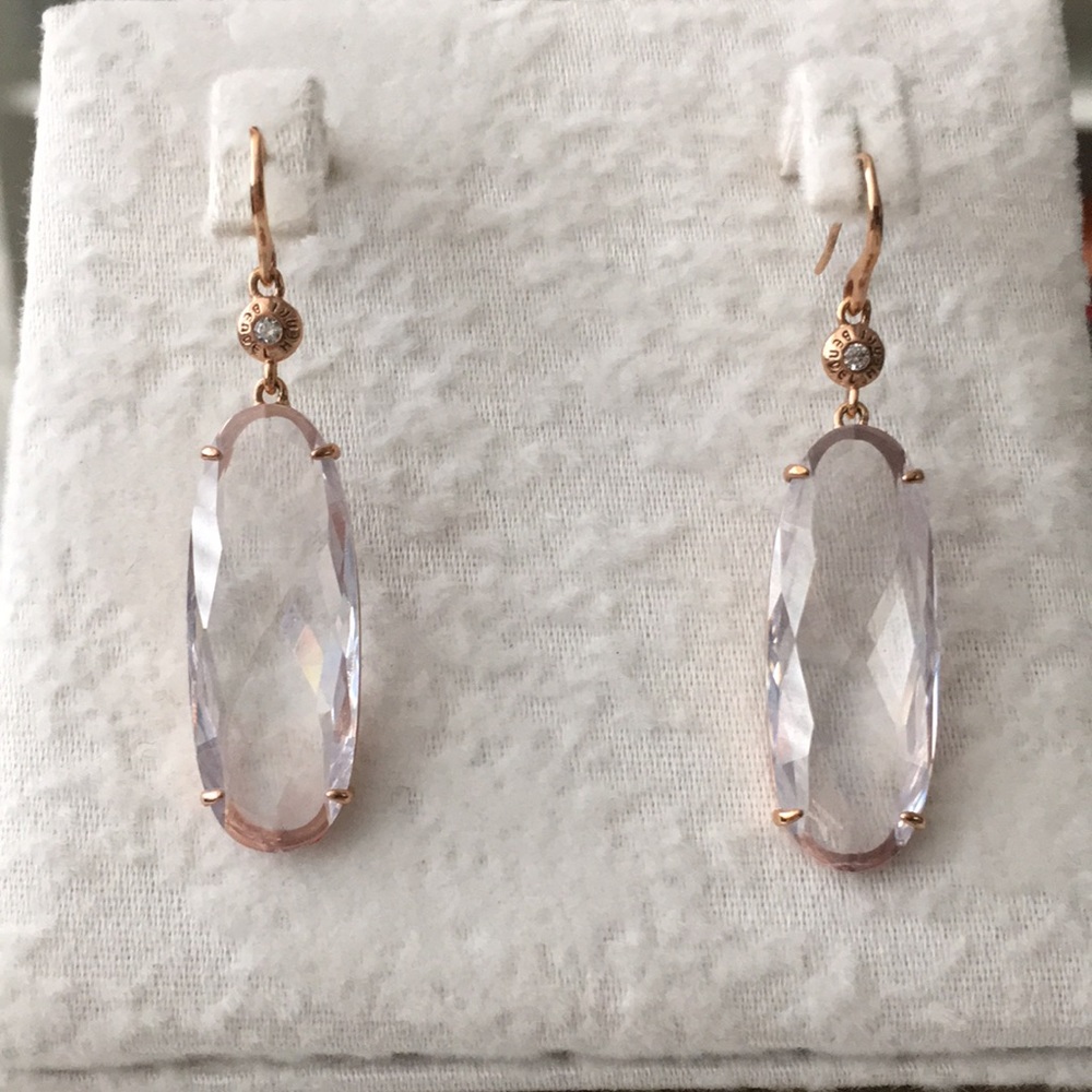 Henri Bendel Luxe Rose Gold earrings